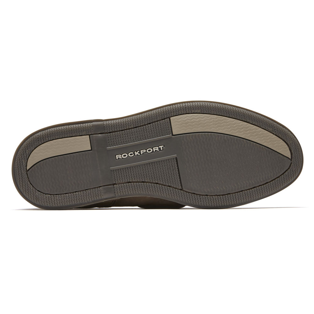 Sapatos De Vela Rockport Homem Cinzentas - Perth - 08915WLUE